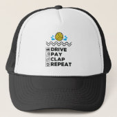 Pamma Parent Drive betaal Clap herhalen Trucker Pet (Voorkant)