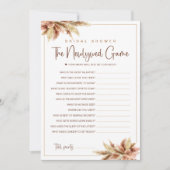 Pampa Gras Bruidsjurk Bruiloftsspelkaart voor Jong Kaart (Voorkant)