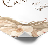 Pampa Gras Receptkaart bruidsshower spelbord Poster (Hoek)