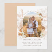 Pampa Grass & Orchids bewaren de Datum Foto Kaart (Voorkant / Achterkant)