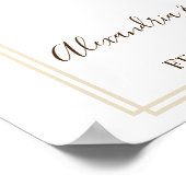 Pampa Grass Pick A Seat Not Side WeduwSign Poster (Hoek)