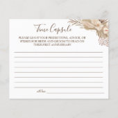 Pampa Grass Time Capsule bruiloft Flyer (Voorkant)