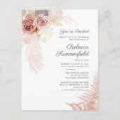 Pampagras Afstuderen 2025 Uitnodiging Briefkaart (Voorkant)