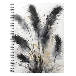 Pampagras - Aquarel bloemen Notitieboek