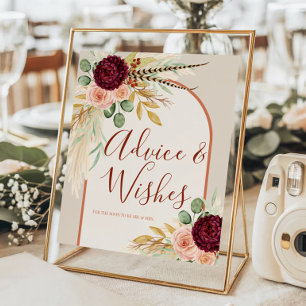 Pampagras Bloem Westers Chic Advies en Wensen Poster