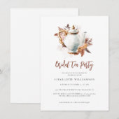 Pampagras Bruidsfeest Theepartij Kaart (Voorkant / Achterkant)