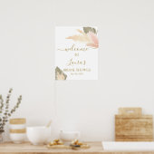 Pampagras Bruiloftsshower Welkomstbord Poster (Keuken)