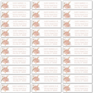 pampagras   Hydrangeas Gastenadreslijst Sticker