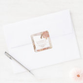 pampagras | Hydrangeas retour adres Square St Vierkante Sticker (Envelop)
