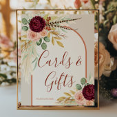 Pampagras Rustieke Boho Terracotta Kaart En Cadeau Poster