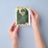 Pampagras THEEKRANS Bruidsborrel Lunch Flyer (Hand)