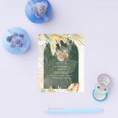 Pampagras THEEKRANS Bruidsborrel Lunch Flyer (Enkel)