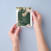 Pampagras THEEKRANS Bruiloft Lunch Flyer (Hand)