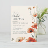 Pampas Autumn Beige Vrijgezellenfeest Kaart (Staand voorkant)