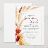 Pampas Autumn Beige Vrijgezellenfeest Kaart (Voorkant / Achterkant)