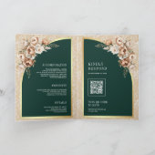 Pampas Beige Aardse Bloem Emerald Groen Huwelijk (Binnen)