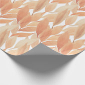 Pampas Blush Foliage Waterverf Pastel Tones Cadeaupapier (Hoek)