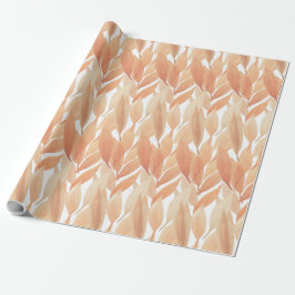 Pampas Blush Foliage Waterverf Pastel Tones Cadeaupapier