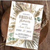 Pampas Boho Bruidsdouche Kaart