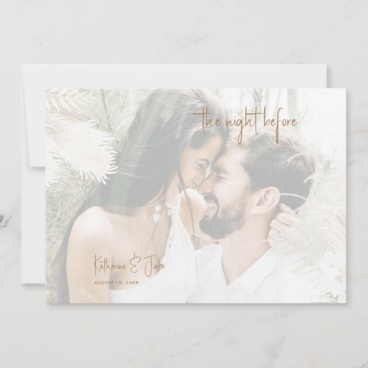 Pampas de nacht ervoor kaart (Voorkant)