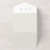 Pampas Dried Flowers No Parents Wedding All In One Uitnodiging (Buitenkant)