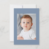 Pampas Floral Eerste Communie Dankjewel Kaart (Achterkant)