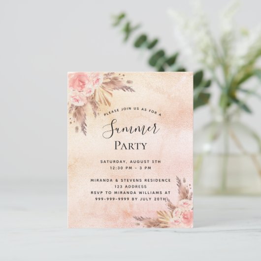 Pampa's floral zomerfeest (Staand voorkant)