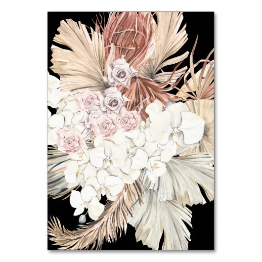 Pampas gedroogd gras tropisch Oerwoud Kaart (Achterkant)