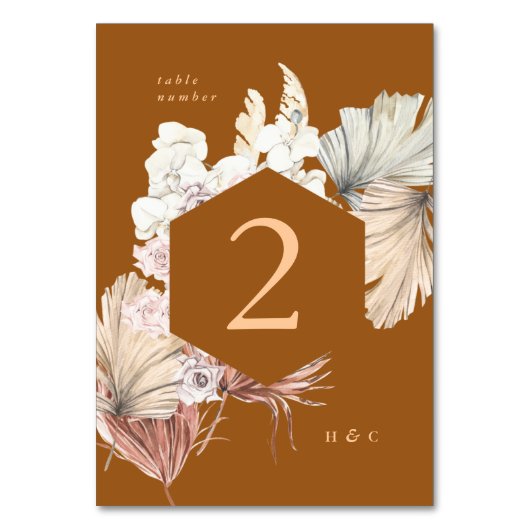 Pampas gedroogd gras tropisch Oerwoud Kaart (Voorkant)