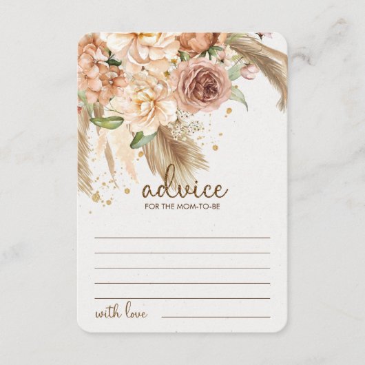 Pampas gras Advies voor ouders van moeder Omheinin Informatiekaartje (Voorkant)