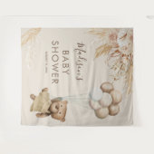 Pampas Gras Beer Baby Shower Wandkleed (Voorkant (horizontaal))