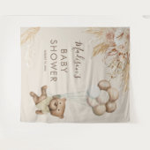 Pampas Gras Beer Baby Shower Wandkleed (Voorkant (horizontaal))