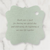 Pampas Gras Bloem Boho Bedankkaartjes Bedankjes Labels (Achterkant)