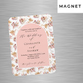 Pampas gras bloemengoud roos gouden bruiloft uitno magneet