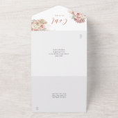 Pampas Gras Bloemige Terracotta Boog Trouw Alles I All In One Uitnodiging (Buitenkant)