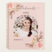 Pampas gras blos roze bloemen foto 2026 planner (Voorkant)