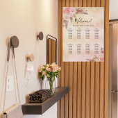 Pampas gras blush roze bloemen zitgrafiek perfect poster