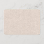 Pampas gras boho bohemiboeken voor baby shower informatiekaartje (Achterkant)