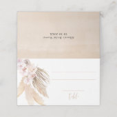 Pampas gras boho bohemien plaatskaart plaatskaartje (Buitenkant ongevouwen)