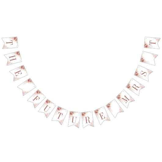 Pampas Gras Boho Chic Terracotta Bruiloftsfeest Vlaggetjes (Alle)