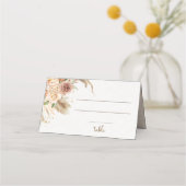 Pampas gras boho rozen plaatskaart plaatskaartje (Voorkant)