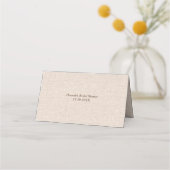 Pampas gras boho rozen placecard plaatskaartje (Achterkant)