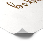 Pampas gras boho woestijn baby shower welkom bord poster (Hoek)