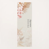 Pampas Gras Bruidsdouche Bloem Terracotta Yogamat (Voorkant)