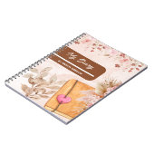 Pampas gras dagboek notitieboek (Linkerzijde)