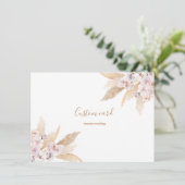 Pampas gras douanekaart kaart (Staand voorkant)