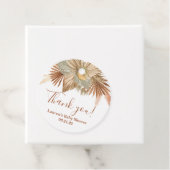 Pampas gras douche bedankjes labels (In situ)