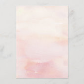 Pampas gras en roze koning Protea bruiloft details Informatiekaartje (Achterkant)