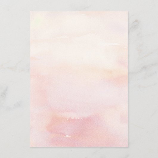 Pampas gras en roze koning Protea bruiloft details Informatiekaartje (Achterkant)