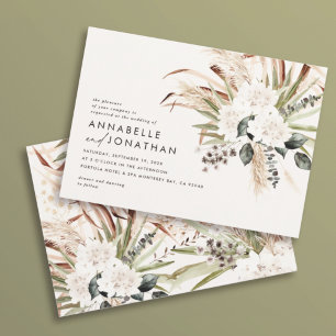 Pampas gras eucalyptus moderne rustige bruiloft